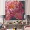 Designart - Vivid Pink Peonies I - Shabby Chic Gallery-wrapped Canvas